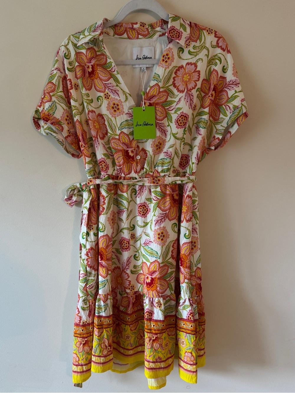 NWT Sam Edelman Persian Garden Mini Shirtdress - Size 6